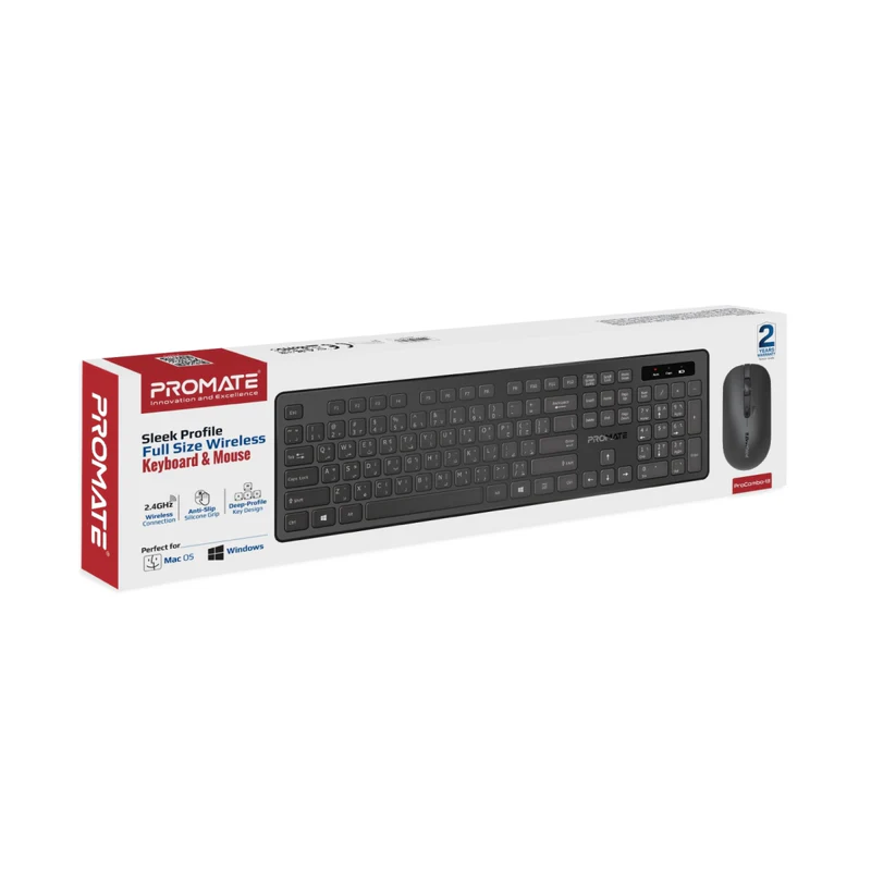 Promate ProCombo-13 Wireless Keyboard and Mouse Combo Promate ProCombo-13 Wireless Keyboard and Mouse Combo